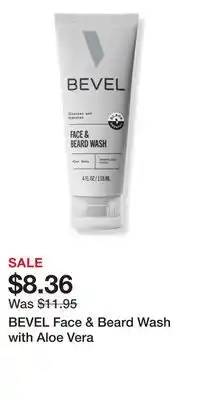 Ulta Beauty BEVEL Face & Beard Wash with Aloe Vera offer
