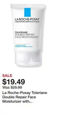 Ulta Beauty La Roche-Posay Toleriane Double Repair Face Moisturizer with Niacinamide offer