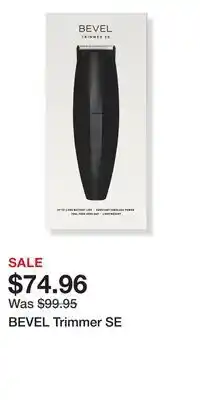 Ulta Beauty BEVEL Trimmer SE offer