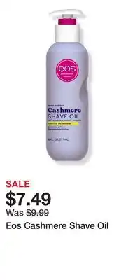 Ulta Beauty Eos Cashmere Shave Oil offer