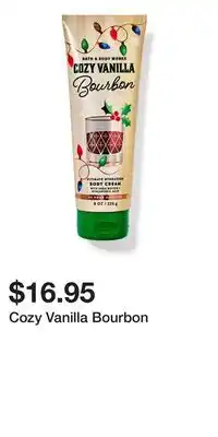 Bath & Body Works Cozy Vanilla Bourbon offer