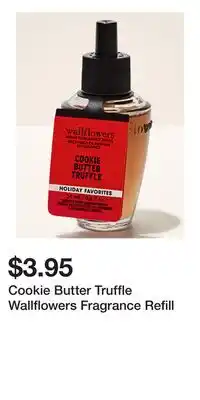 Bath & Body Works Cookie Butter Truffle Wallflowers Fragrance Refill offer