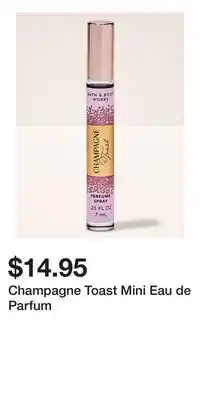 Bath & Body Works Champagne Toast Mini Eau de Parfum offer