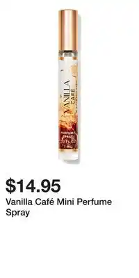Bath & Body Works Vanilla Café Mini Perfume Spray offer