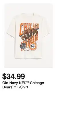 Old Navy Old Navy NFL Chicago Bears T-Shirt offer