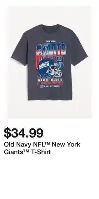 Old Navy Old Navy NFL New York Giants T-Shirt offer