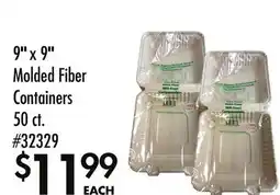 Smart & Final Molded Fiber Containers offer