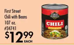 Smart & Final First Street Chili with Beans offer