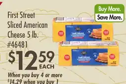 Smart & Final First Street Sliced American Cheese offer