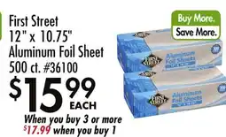 Smart & Final First Street Aluminum Foil Sheet offer