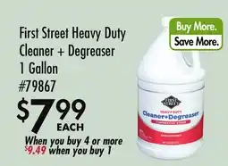 Smart & Final First Street Heavy Duty Cleaner + Degreaser offer