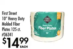 Smart & Final First Street Heavy Duty Molded Fiber Plates offer