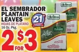 Bravo Supermarkets El sembrador plantain leaves offer