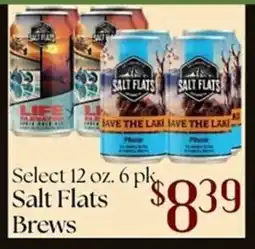 Ridley's Family Markets Salt flats brews offer