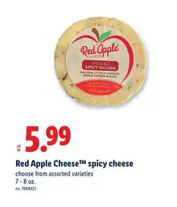Lidl Red Apple Cheese spicy cheese offer