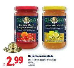 Lidl Italiamo marmalade offer