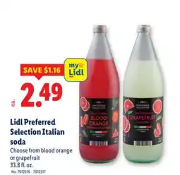 Lidl Lidl Preferred Selection Italian soda Choose offer