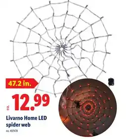 Lidl Livarno Home LED spider web offer