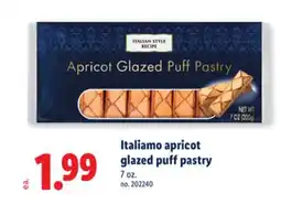 Lidl Italiamo apricot glazed puff pastry offer