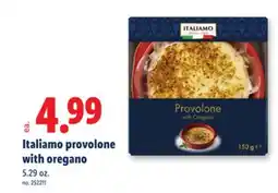 Lidl Italiamo provolone with oregano offer