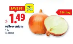Lidl yellow onions offer