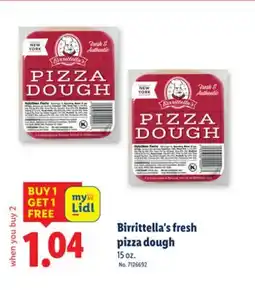 Lidl Birrittella's fresh pizza dough offer