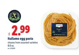 Lidl Italiamo egg pasta offer