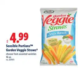 Lidl Sensible Portions Garden Veggie Straws offer