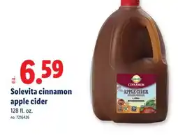 Lidl Solevita cinnamon apple cider offer