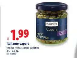 Lidl Italiamo capers offer