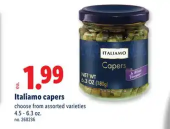 Lidl Italiamo capers offer