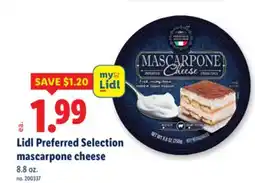 Lidl Lidl Preferred Selection mascarpone cheese offer