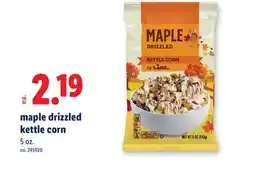 Lidl maple drizzled kettle corn offer