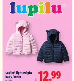 Lidl Lupilu lightweight baby jacket offer