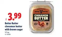Lidl Better Butter cinnamon butter with brown sugar offer