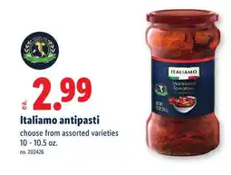 Lidl Italiamo antipasti offer