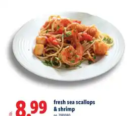 Lidl fresh sea scallops & shrimp offer