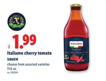 Lidl Italiamo cherry tomato sauce offer
