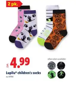 Lidl Lupilu children's socks offer
