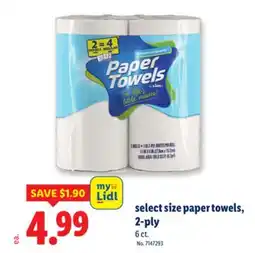 Lidl paper towels, 2-ply offer
