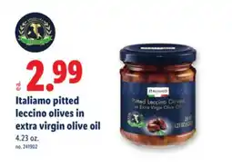 Lidl Italiamo pitted leccino olives in extra virgin olive oil offer