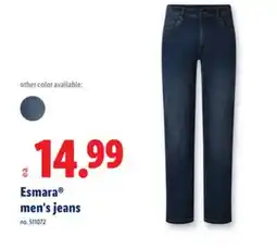 Lidl Esmara men's jeans offer