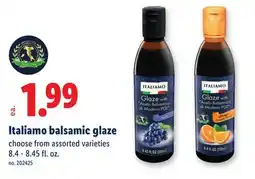 Lidl Italiamo balsamic glaze offer