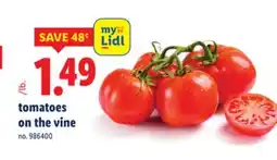Lidl tomatoes on the vine offer