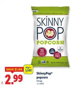 Lidl SkinnyPop popcorn offer
