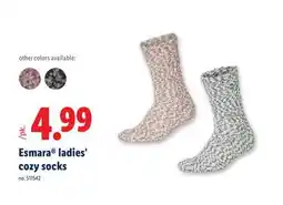 Lidl Esmara ladies' cozy socks offer