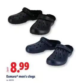 Lidl Esmara men's clogs offer
