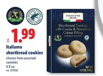 Lidl Italiamo shortbread cookies offer