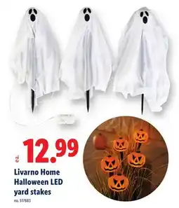 Lidl Livarno Home Halloween LED yard stakes offer