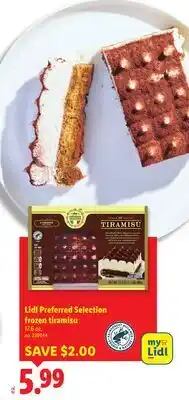 Lidl Lidl Preferred Selection frozen tiramisu offer